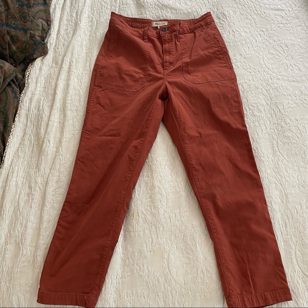Madewell high rise straight leg pants- 28